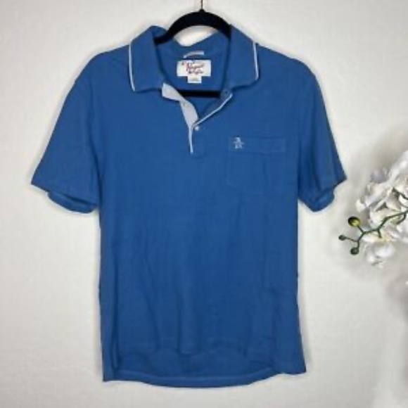 Lot 3 Penguin Polo Shirt Heritage Slim Fit Mens Short Sleeve L - Picture 2 of 9